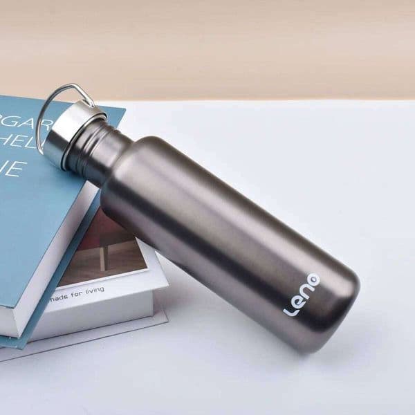 1PC 600/800ml Stainless Steel Sport Bottle Single Walled Water Cup Metal Flask Drinkware for Camping Sports Gym 26W0523