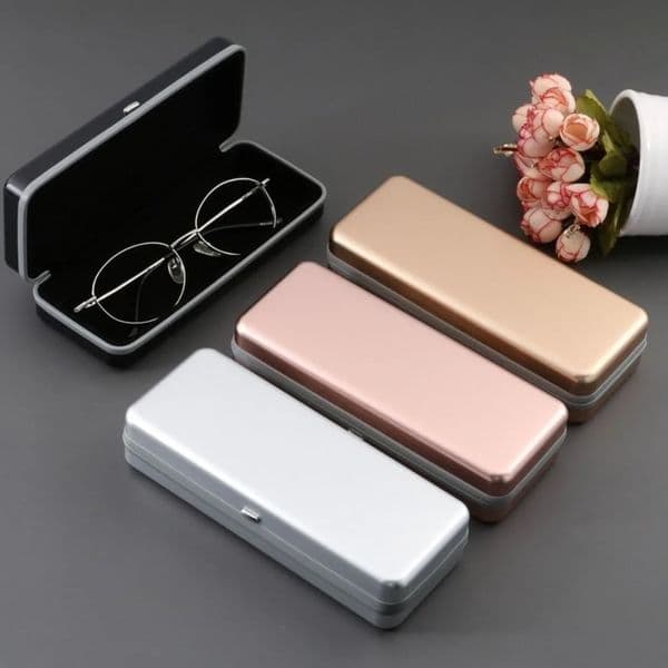 Cubojue Aluminum Glasses Case Hard Ultralight Eyeglasses Box Spectacles Reading Eyewear Storage 260522
