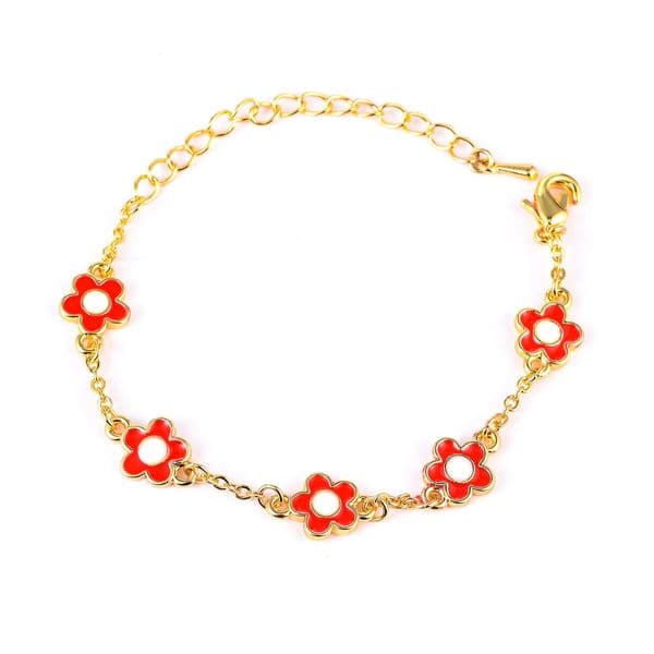 Small Girls Toddler Baby Little Kids Child Gift Chic Sweetness Lovely Flower Bracelet All-Match260521