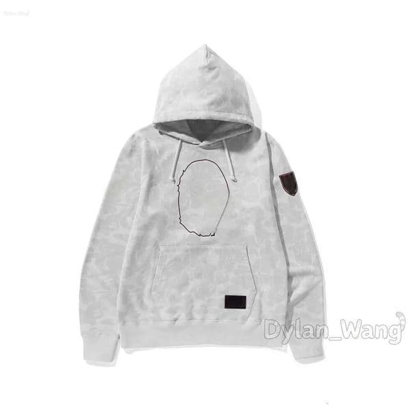 Bapp hoodie Designer Mens Bapp hoodie Full Zipper Sweater Coat Vintage Fashion Camouflage Shark Graphic Jacket Womens Y2k Cotton Loose Sweatshirt Jumper f65 81f