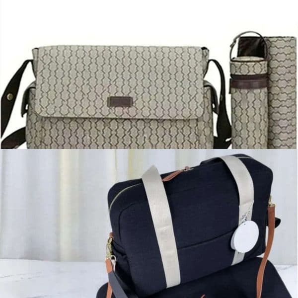 Diaper Baby change fashion designer large Nappy Diapering nylon 3pcs in one mummy bags babies waterproof changing tote bag with mat bottle holder c10 032