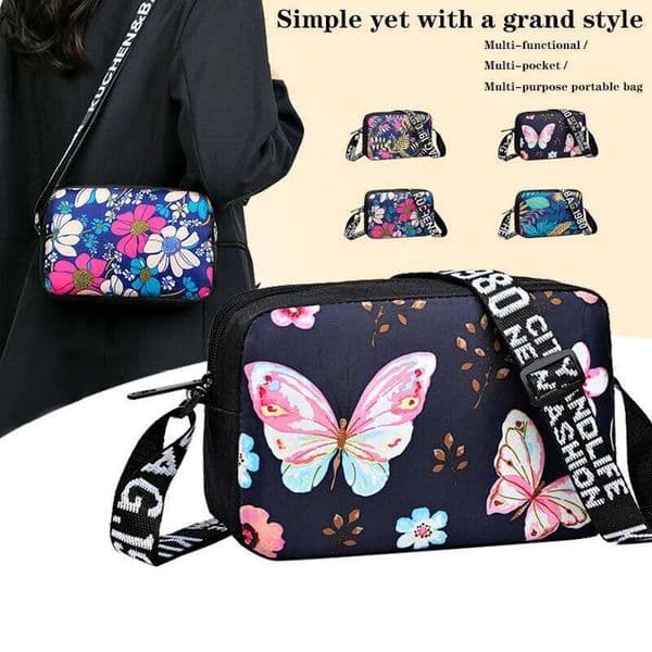 Men's women's cross-body bags, lightweight and practical, suitable for casual occasions. With shoulder straps