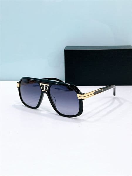 New fashion design pilot sunglasses 685 acetate frame retro 90s hip-hop style simple versatile outdoor UV400 protection glasses