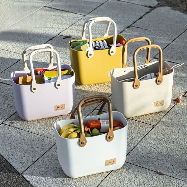 Fashion EVA Waterproof Beach Bag - Multi-functional Handbag - Portable Makeup Accessories Storage Bag - Soft Basket - Picnic Fruit and Vegetable Storage Bag