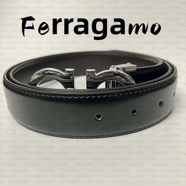 ferragammobelts designer men belt genuine leather women belt smooth buckle business leisure ceinture womens girdle mens belt with box AAAAA