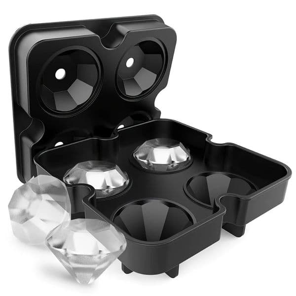 Create Unique Diamond-Shaped Ice Cubes at Home with this DIY Ice Cube Tray Mold 260518