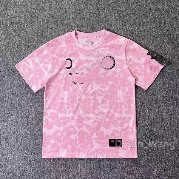 Bathing App Streetwear Co-branded Camo Crew Neck Unisex T-Shirt 4e8