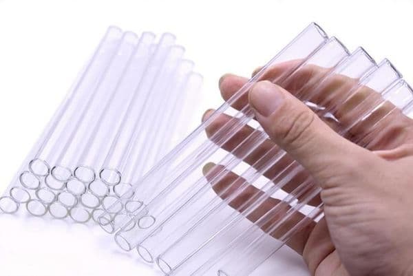 Thick heady 6inch Clear Straight Glass Tube Smoking oil burner Straws Pipe Glass Blowing Tubes For Art DIY Accessories