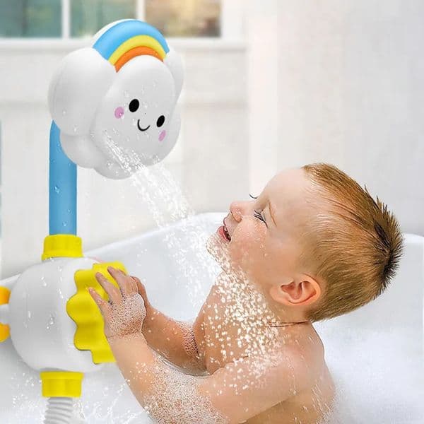 Bath Toys for Baby Water Game Clouds Model Faucet Shower Water Spray Toy For Children Squirting Sprinkler Bathroom Kids Gift260514