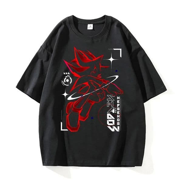 2026 Summer Shadow Hedgehog T Shirt Retro Vintage Graphic Tees Harajuku Cotton Casual Short Sleeve Tshirt Tops Unisex Clothes 260516