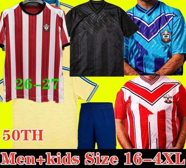 3XL 4XL 2026 Southampton SPECIAL SOCCER JERSEY 50 Year Anniversary FA Cup Champions 26 27 HOME AWAY JERSEY FOOTBALL SHIRTS MAN KIDS SET 111