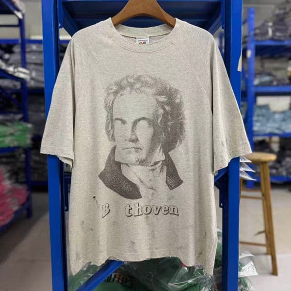 Vintage Short Sleeve T-Shirt Cotton Breathable Comfortable Casual Summer Top for Men And Women