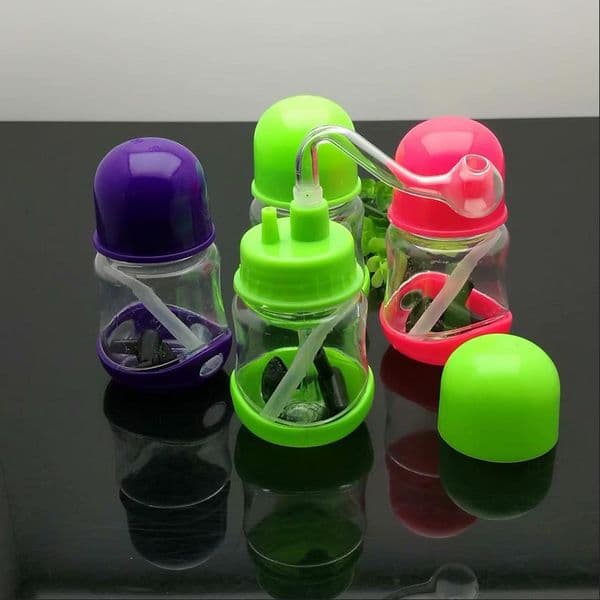 Smoking Pipes Aeecssories Glass Hookahs Bongs Colored plastic mini water pipe