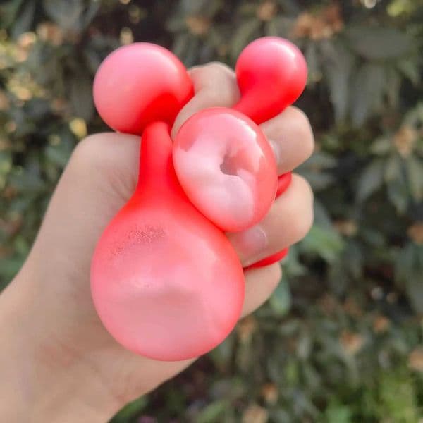 relief New stress toys Red love heart pinch music adult vent ball heart-shaped children's squeeze toy office decompression toys Z2606021