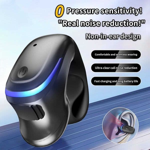 Bone Conduction 53 Wireless Bluetooth Headset Talking Clip-on Headset Long Time Wear Without Pain Ultra Long Battery Life T260525