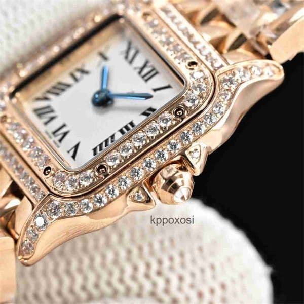 Top quality panthere watch super clone watches mens watch womens watch swiss quartz movement sapphire crystal glass 316L steel 22mm 27mm with box D8HB