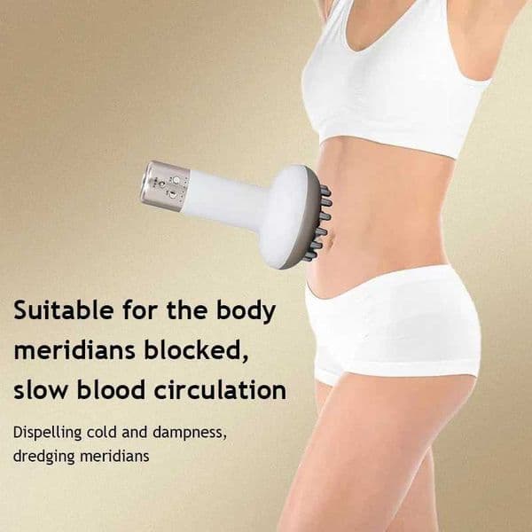 Electric Microcurrent Body Massage Brush Lymphatic Drainage Machine Meridian Anti Cellulite Guasha Physiotherapy Apparatus L260525GOUU