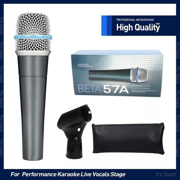 High Quality BETA57A Professional Dynamic BETA57 Supercardioid Wired Microphone For Vocal Live Karaoke Singing Performance Stage T260525