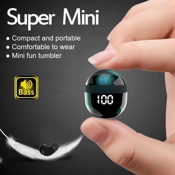 Heavy Bass Sleep Headphones Wireless Bluetooth Earphones With Mic Sports Earbuds Noise Reduction Mini HD Headset For Smart Phone T260525