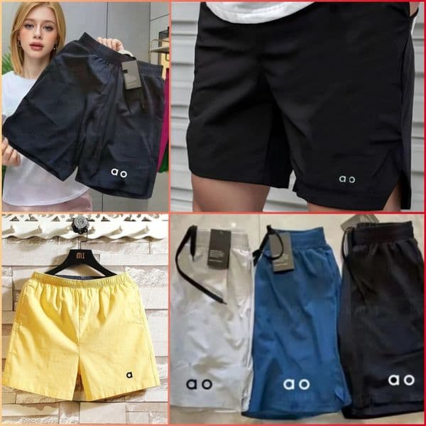 Designer Mens Shorts Classic Letter Embroidered Women Shorts Casual Elastic Waist Loose Fit Sweat Shorts Streetwear Short Pants Summer Breathable Beach Unisex