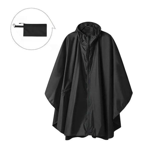 New 3 in 1 Outdoor Raincoat Waterproof Multifunction Rain Poncho Lightweight Hooded Sleeve Outdoor Rainwear Hiking Travel C260525