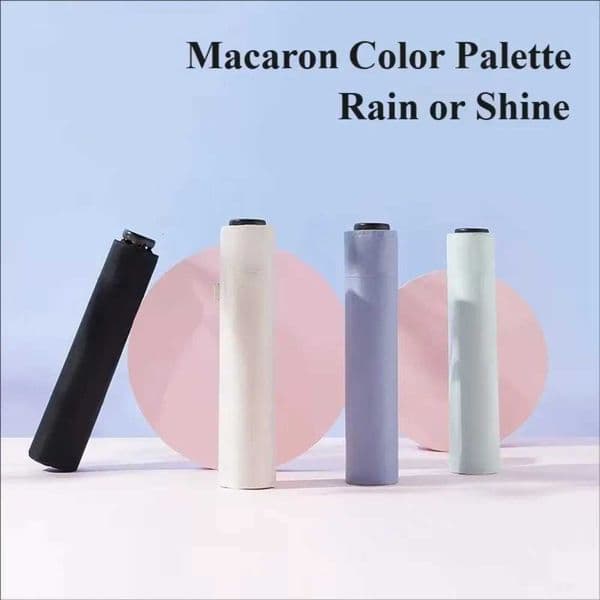 Foldable Manual Sun Umbrella 6-Bone Frame UV Protection Dual-Purpose Umbrella Sun Protection Ultra-Light Pencil Umbrella L2605221