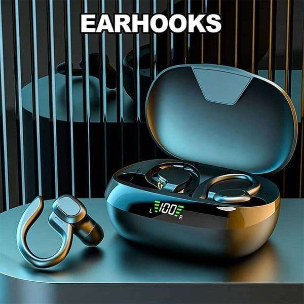 SP16-BT Earbuds Wireless Earphones Sport EarHook Headset 9D Hifi Stereo Sound Waterproof Headphones In Ear With Micphone 26L0525