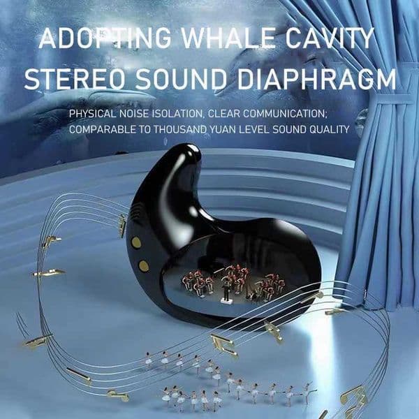 SK Ultra-thin Sleep Headphones 53 Wireless Bluetooth Headset Invisible Earbuds Hidden In Ear Button Sports Earphones Waterproof T2605255G7K