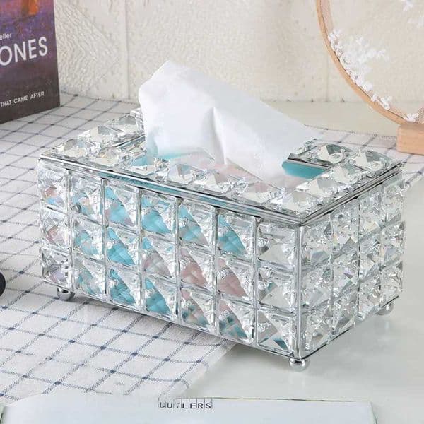 1pcs Clear Tissue Box Decorative Tissue Holder for Living Room Coffee Table Desktop Home Decor OrganizerJ260525