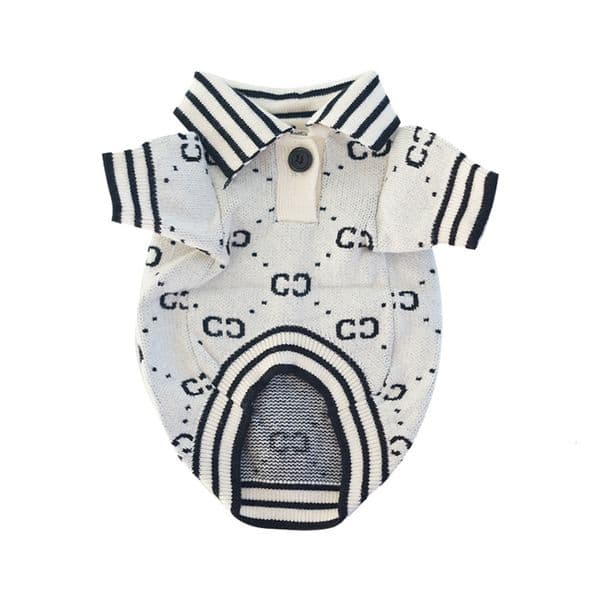 Luxury Designer Polo Sweater, Classic Knitwear Fleece Winter Dog Clothes Boy Girl, cat Christmas Holiday Warm Pet dog