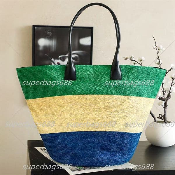 Raffias large coco beach tote bag Designer shopper bag woman man Crossbody Luxury handbag Summer beach bag Clutch weekend duffle armpit Shoulder
