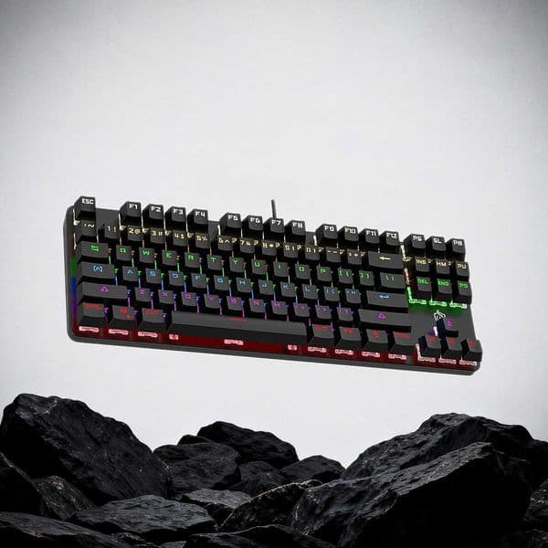 MS Mechanical Gaming Keyboard 87 Keys For PC/LaptopBlue Switch MechanicalHot-Swappable Z260525
