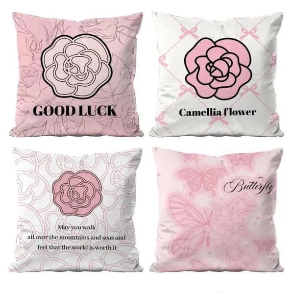 2026 Luxury Hot Selling High-End Printing Case cologne Anti-Dustmite Case perfume Invisible Zipper Silky Short Plush Sofa Cushion Cover Free Shipping 6 15