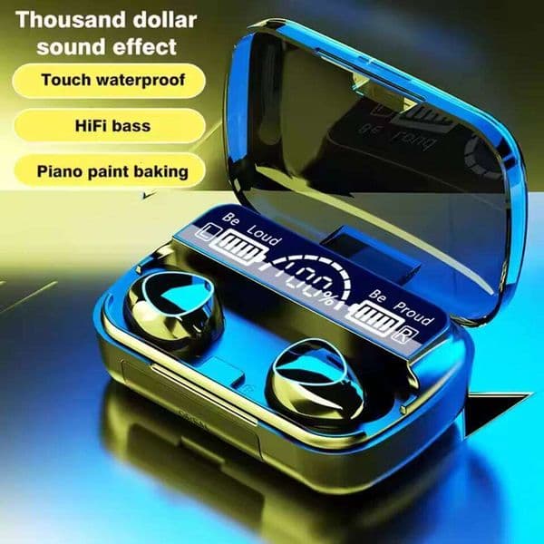 New Arrival M10 Earphone Wireless Headset High Quality Perfect Sound Earbuds Sports Game Music BT Headphone with Power Bank 26L0525