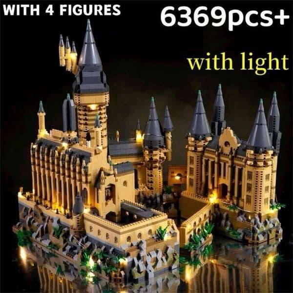 Creative Medieval Magic Castle MOC Micro Bricks School Architecture Palace Model Building Blocks Set Gifts for Kid Assembly Toys 26L0525