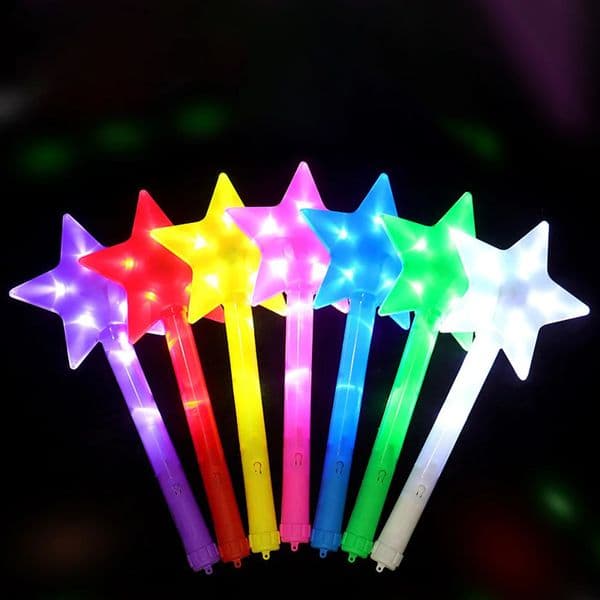 Concert LED Glowing SticksFlashing Star GlowStick Music Festival Celebrations Ambient Lighting Atmosphere Light Raves Party 260525