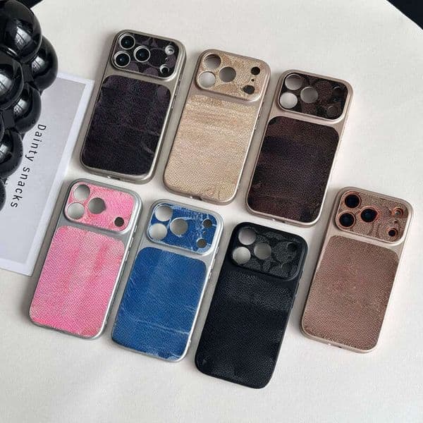 Coach Phone Case Couche Coachphone Cases Designer For Iphone 17 Pro Max Euro-american Leather Texture Cover For 15 16 Trendy Shockproof Protective Luxury Phone Case