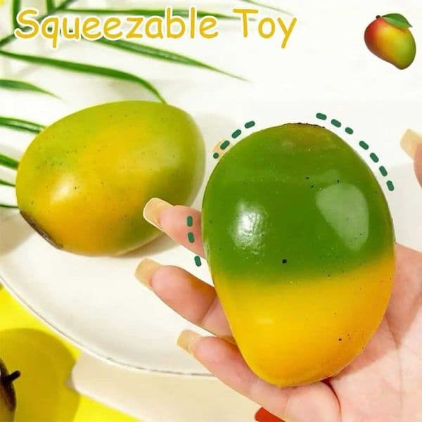 Mango Pinch Strawberry Music Color Change Slow Rebound Release Stress Relieving Ball Stress Relieving Toy Artifact Z2606021
