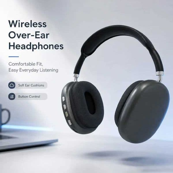 P9 Wireless Bluetooth Headset Outdoor Sports Gaming Wireless Headphones with Mic Noise Cancelling Earbuds Bluetooth Earphones T260525SSBN