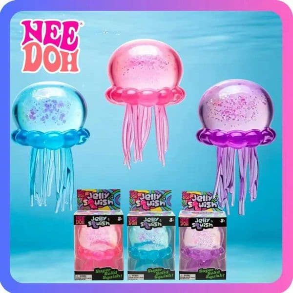 2026 The current plush ball jellyfish soft and cute decompression toy is cute soothing pinching and fun sensory toy Z260525