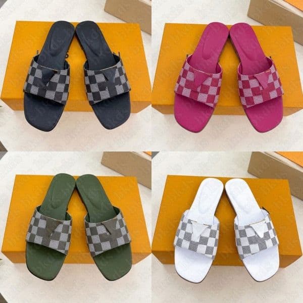 Designer Revival Slide Slides Slippers Womens White Black Red Pink Green Blue Yellow Brown Orange Women Slipper i4XY#