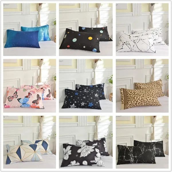2026 Printed 2Pcs Pillowcase 48X74cm Pillow Sham For Home perfume Bed Pillowslip Rectangle cologne Cushion Cover Funda Almohada Free Shipping 6