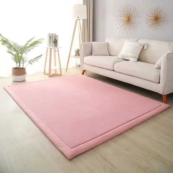 Coral velvet padded non-slip carpet thick 3cm childrens tatami mats bay windows custom mats Bedroom Lving Room Rug Floor RugsJ260525