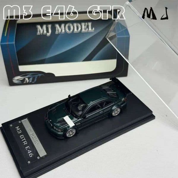 1/64 MJ M3 E46 GTR New Spot Goods Edition Alloy Die Casting Toy Car Festival Gift Boy Collection 26L0525