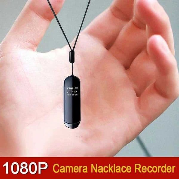 1080P Action Camera Oculta Wide View Angle Portable Small Nacklace Audio Video Voice DV Dictaphone 4-128GB Digtal Recorder CamL260525
