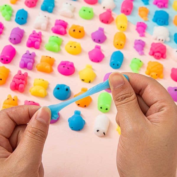 5Pcs Adorable Squishy Dumplings Toy Mixed Color Soft Stress Relief Squeeze Balls for Classroom Rewards Holiday Gifts Z260525