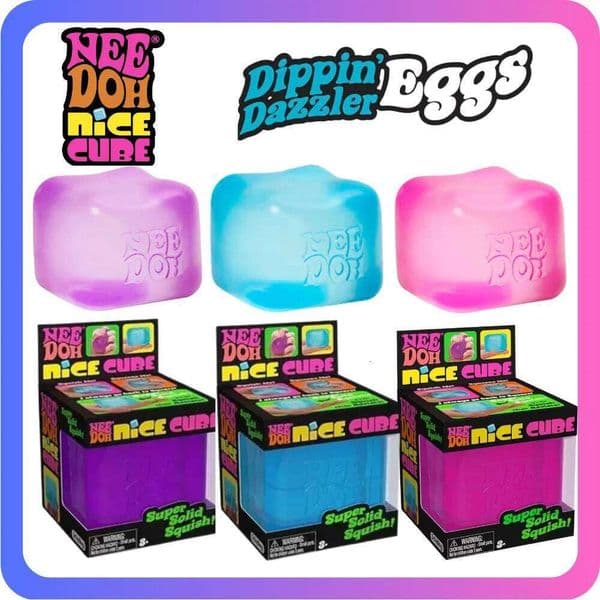 2026 Hot Schylling Needoh Nice Cube Stress Relief Sensory Toy for ADHD Focus and Anxiety Unisex Fidget Tool Soft Squishy Desk 26Li0523