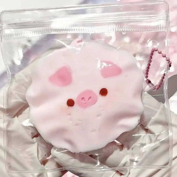 Pink Pig Squishy Stress Ball Super Soft Marshmallow Texture Slow Rebound Sensory Fidget Toy for Stress Relief Z260525