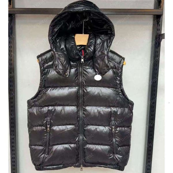 Down Designer Mens Vest Designer Gilet Vest Designer Down Vest Sleeveless Winter Unisex Couple Bodywarmer Womens Windbreaker Thick Hooded Jacket Outdoor Warm Ja