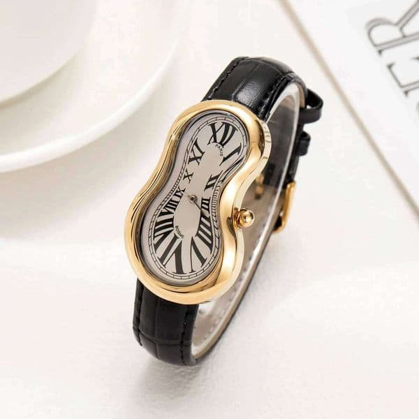 New y2k Fashion Creative Men Women Soft Melting Luxury Streetstyle Irregular Shape Dial Unique Design Quartz Watch Reloj 26Y0525